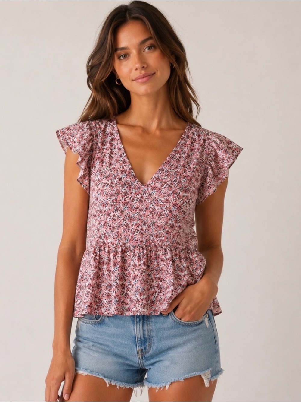 Abercrombie Floral Top